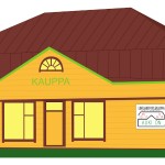 Yksityiskohta kyläkartasta: Kyläkauppa