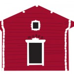 Yksityiskohta kyläkartasta: Aittamuseo